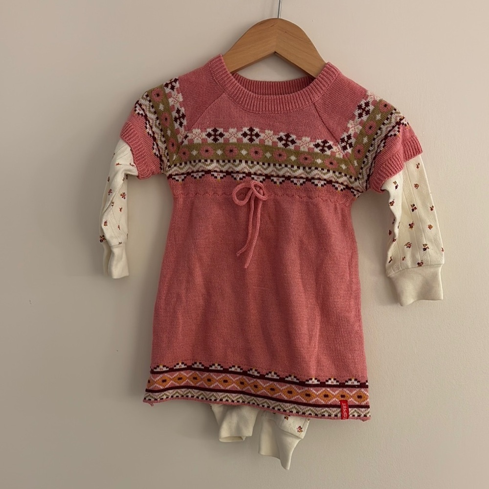 Esprit Pink and Cream Kids Matching Set